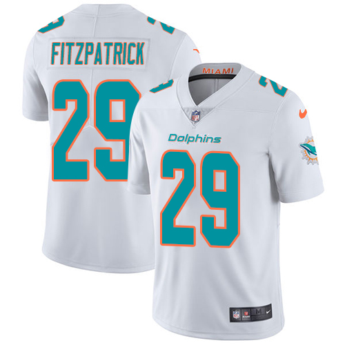 Nike Miami Dolphins #29 Minkah Fitzpatrick White Men Stitched NFL Vapor Untouchable Limited Jersey